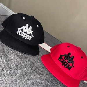 New Kappa Black and Red Caps SnapBack